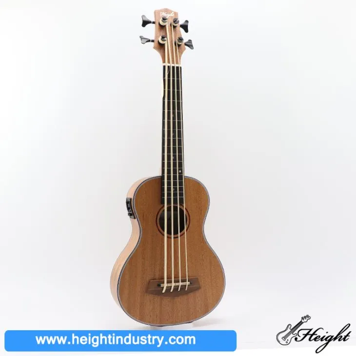 U Bass Mahagóni Ukulele az EQ