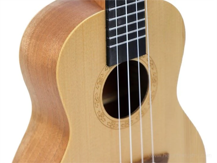 Natural Spruce Top Concert Ukulele 21 23 26