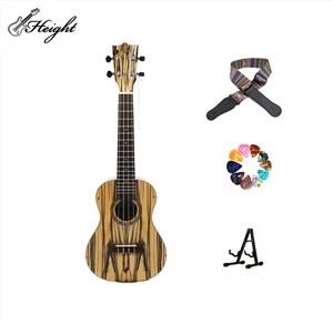 Magasság Fehér Ebony Wood Concert Ukulele