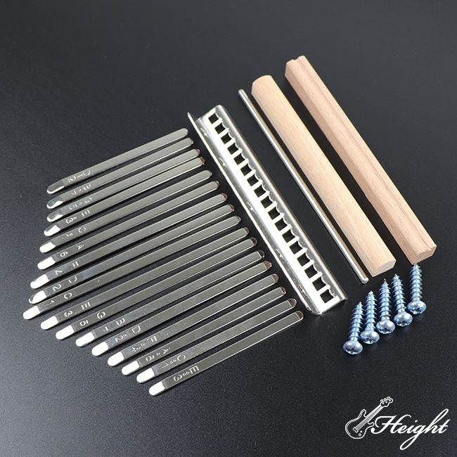 Steel 21 Key Kalimba Set With 1 Steel